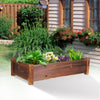 Large Rectangular Wooden Planter