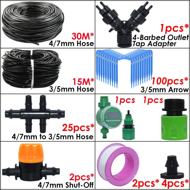 Drip Irrigation System Kit