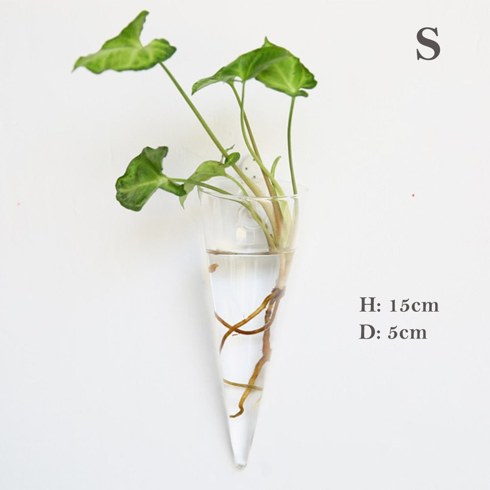 Wall Hanging Glass vase