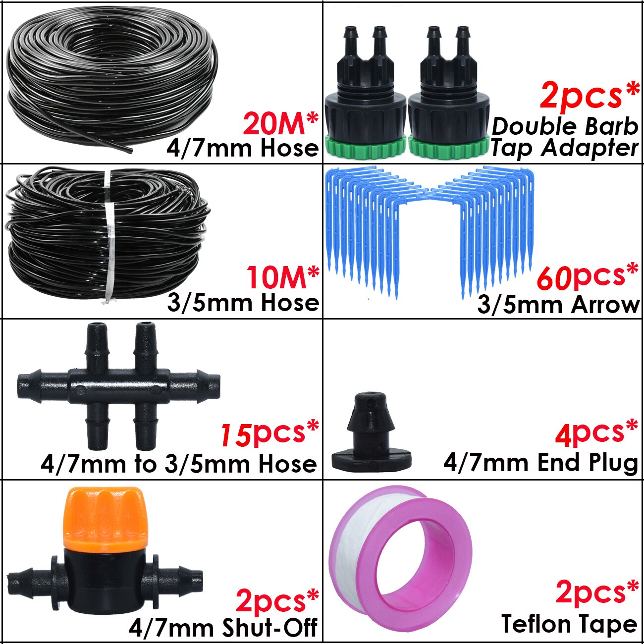 Drip Irrigation System Kit