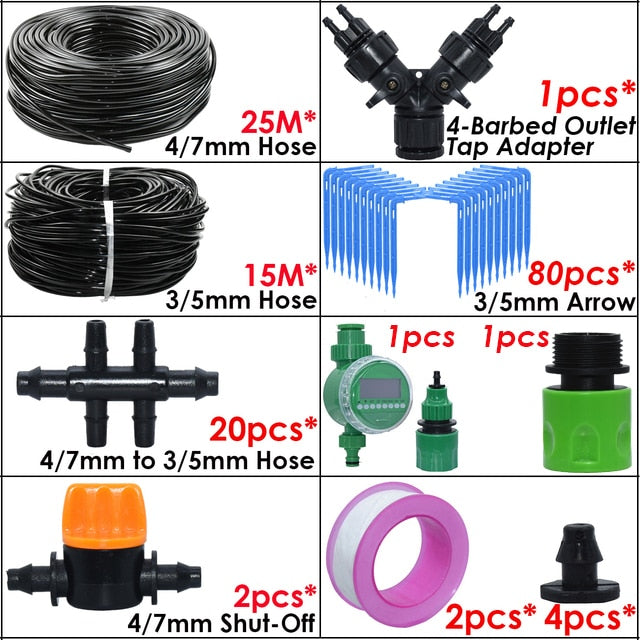 Drip Irrigation System Kit