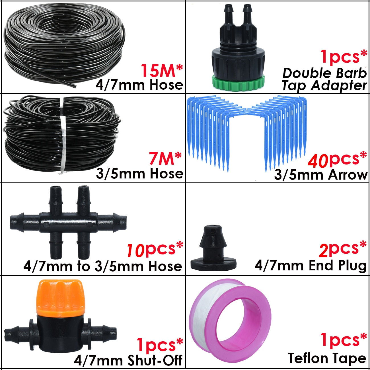 Drip Irrigation System Kit