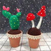 Mini Teeny Colourful Terracotta Pot