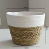 Straw Weaving Flower Plant Basket