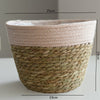 Straw Weaving Flower Plant Basket