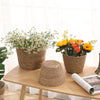 Straw Weaving Flower Plant Basket