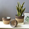 Straw Weaving Flower Plant Basket